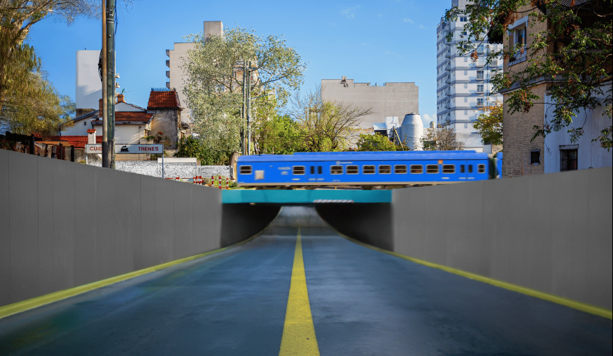 Construirán un túnel en Caseros con fondos municipales 